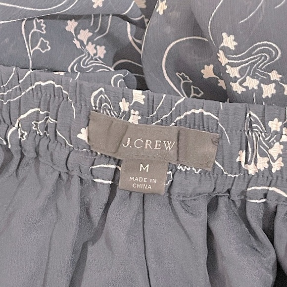 J.Crew, NWOT chiffon tiered maxi skirt in starry swirl - Picture 4 of 6